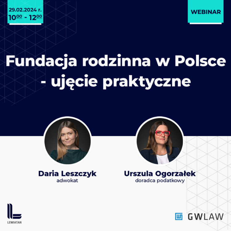 Fundacja rodzinna, Daria Leszczyk, Urszula Ogorzałek